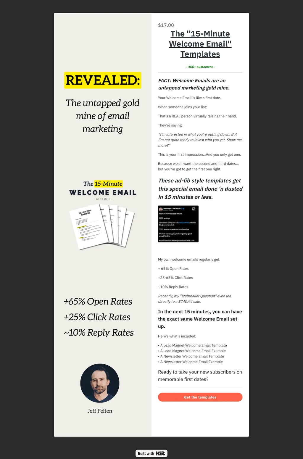 The 15-Minute Welcome Email Templates Preview