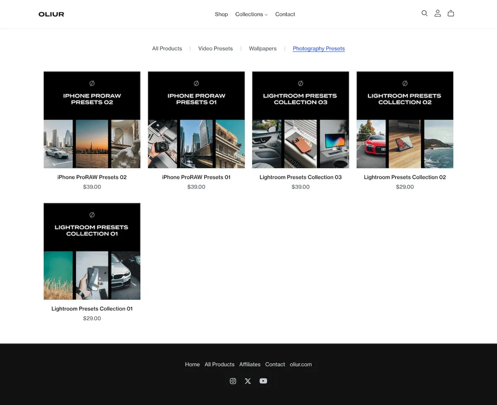 Lightroom Presets Preview