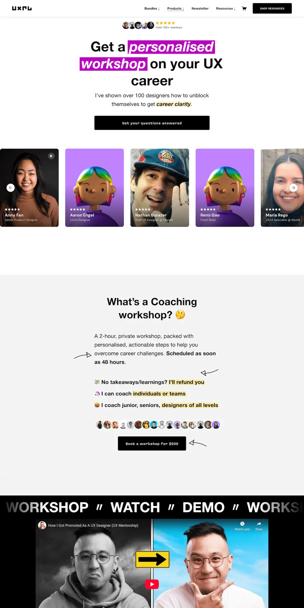 UX Coaching Workshop Preview