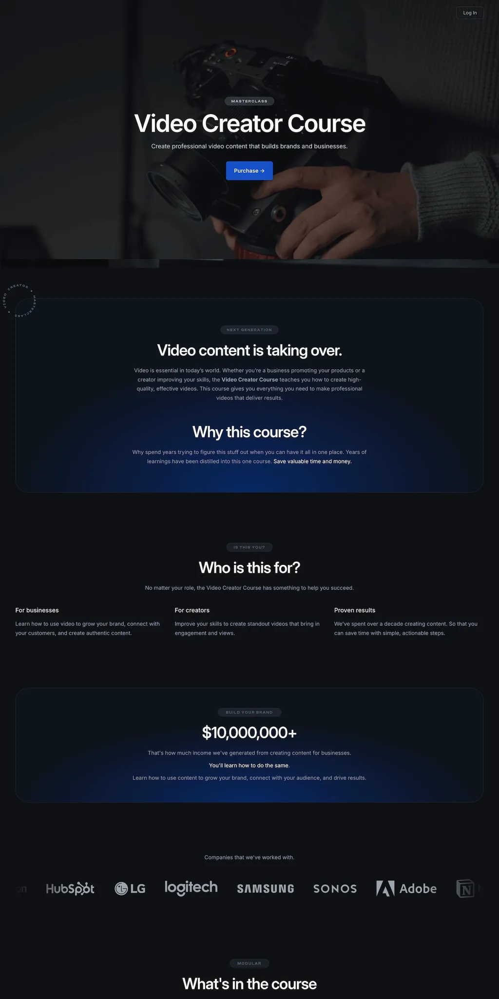 Video Creator Course Preview